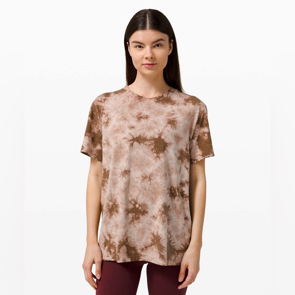 lululemon athletica Tops - Lululemon All Yours Short Sleeve Tee *Earth Dye